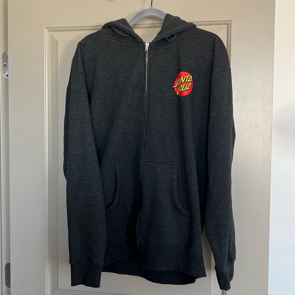 Santa Cruz Skateboards Zip Up Hoodie